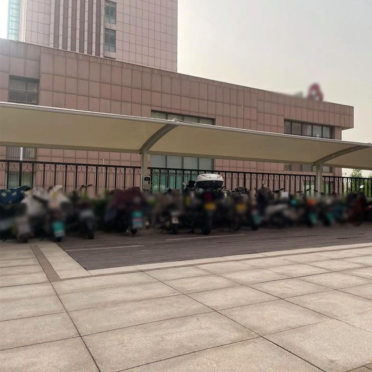 灵璧县膜结构电动车棚